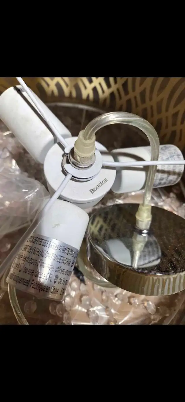 Bouclair Indoor Ceiling Light Fixture white - Photo 5