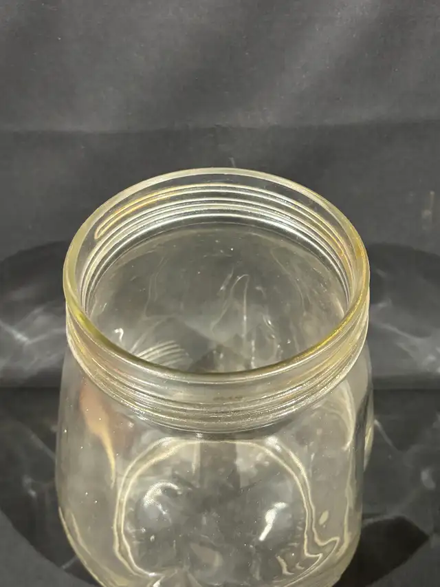 Antique 4qt Glass Butter Churn - Photo 5
