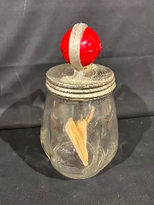 Antique 4qt Glass Butter Churn - Photo 7