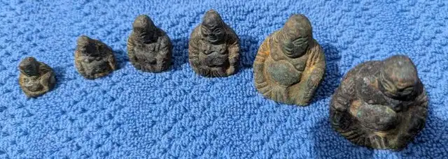 BUDDHA TYPE OPIUM WEIGHT, SEEMS PARTIAL SET?
