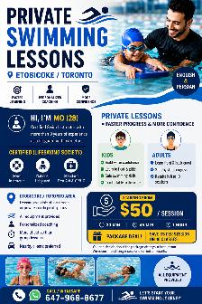 Private Swimming Lessons | Kids & Adults | Etobicoke Toronto