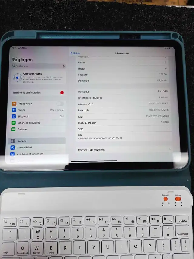 Ipad A16 avec clavier - Photo 2