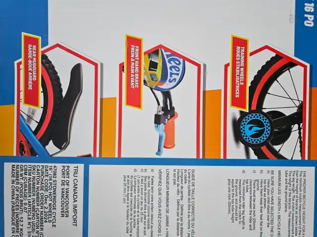 NEW KIDS 16 INCH  HOT WHEELS BIKE - Photo 7