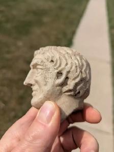 ROMAN MARBE BUST, LOOKS LIKE NERVA.. - Photo 2