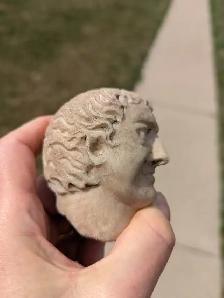 ROMAN MARBE BUST, LOOKS LIKE NERVA.. - Photo 3