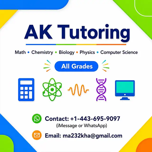 Tutoring Services 1 on 1