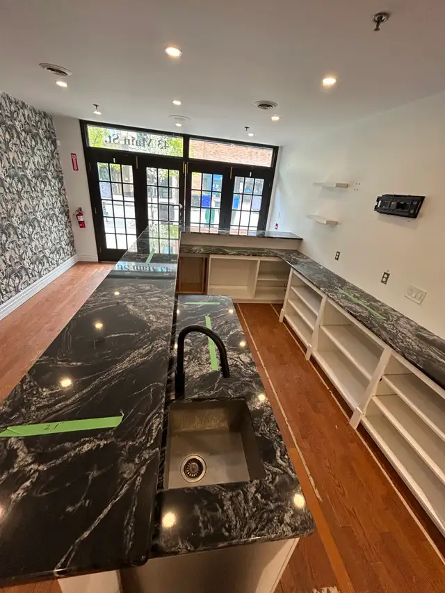 Beautiful Granite Countertops, Cabinets and Bar sink - Photo 3