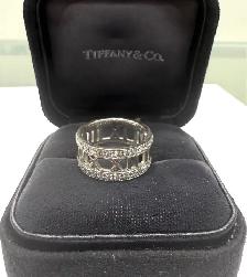 TIFFANY & CO. 18k White Gold And Diamond Atlas - Photo 3