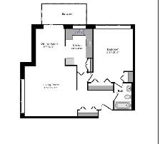 spacious 1-bed unit for rent, Westmount adj, CDN - ID 4471 - Photo 9