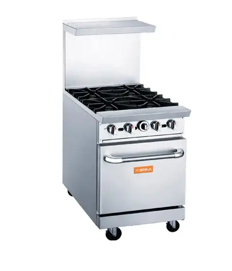 A3 Equipment, Surrey - Brika 4-burner commercial gas
