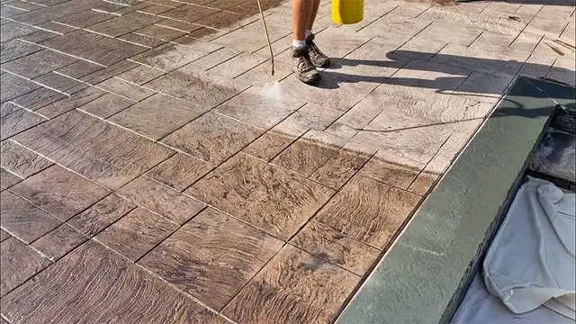 Power Wash & Sealing for Stamped and Aggregate Concrete - Photo 5