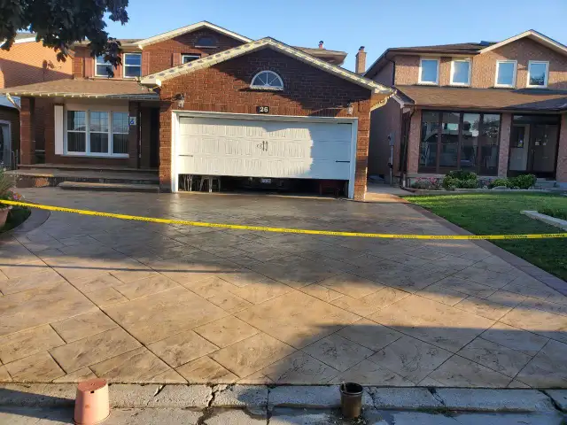 Power Wash & Sealing for Stamped and Aggregate Concrete