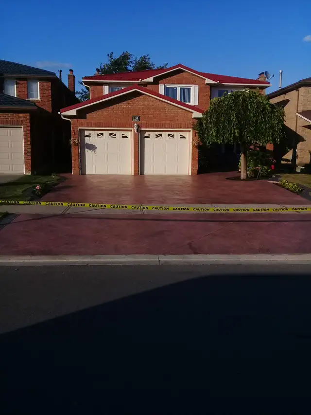 Power Wash & Sealing for Stamped and Aggregate Concrete