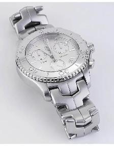 TAG Heuer Link CJ1111 42mm Chronograph Steel Quartz Men's Watch