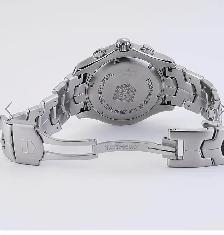 TAG Heuer Link CJ1111 42mm Chronograph Steel Quartz Men's Watch - Photo 3