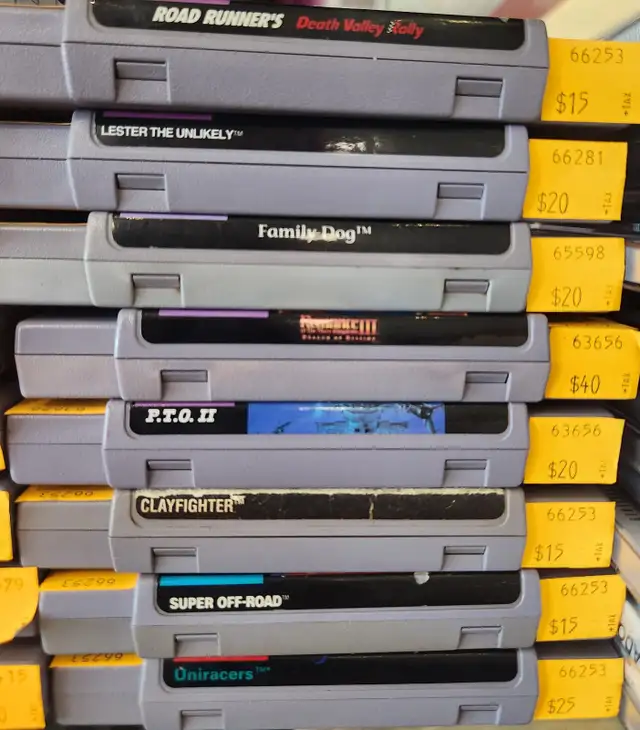 Nintendo SNES Games: Arkanoid, Firepower, Romance, Uniracers - Photo 3