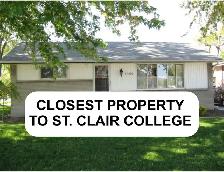 30 SECS to ST. CLAIR COLLEGE   SAVE $$ - PRIVATE ROOMS FOR RENT