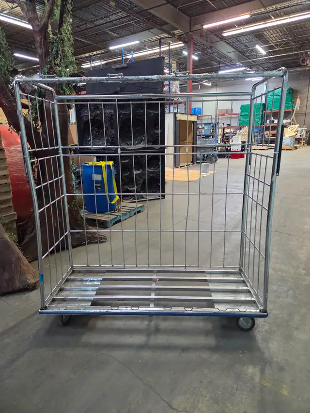 Large Metal Luggage - Stock Rolling Cart