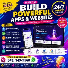 BUILD POWERFUL APPS & WEBSITES. 24/7 WEBSITE BUILDER(343)3499560