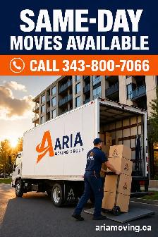 Aria Moving Group — Ottawa Movers — Fully Insured — Book Today - Photo 2