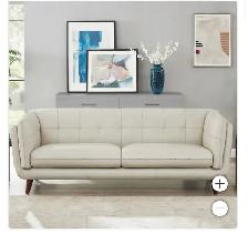 Top grain leather sofa - Photo 4
