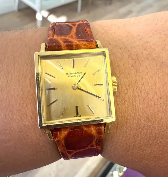 International Watch Co ( IWC) Lady’s Watch 18karat Gold