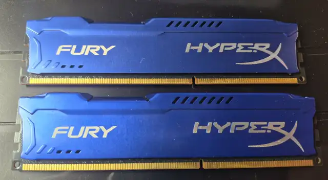 8GB DDR3 DESKTOP RAM (2×4GB) – 1866MHz HYPERX FURY – TESTED $20