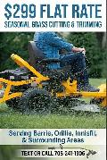 Weekly Lawn Cutting For Sale Seasonal Rates