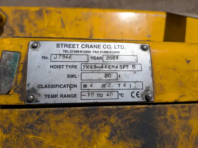 20 Ton Bridge Crane - Photo 4