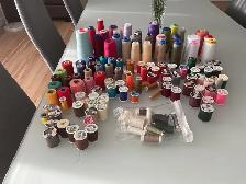 135 bobines de fils