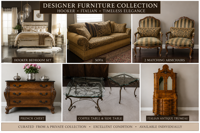 Designer Furniture Collection – Hooker, Italian, Luxury Pieces