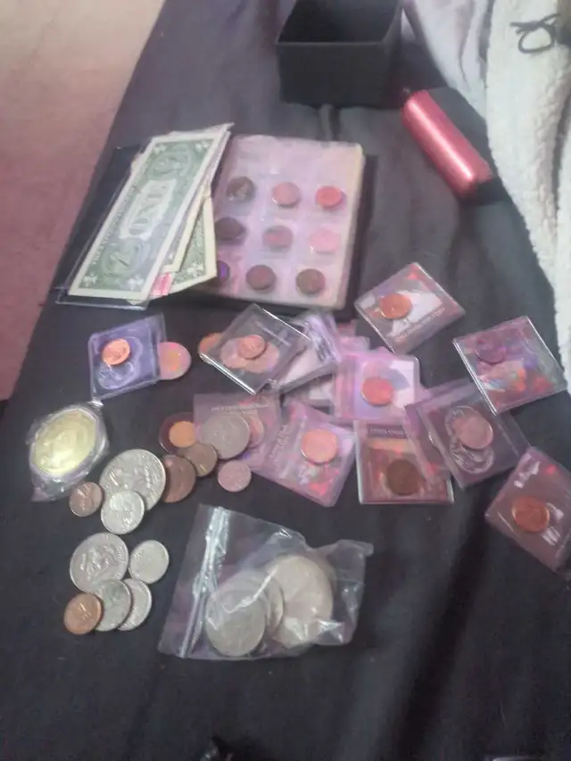 around 75 old coins indians silver dollars half dollars all old
