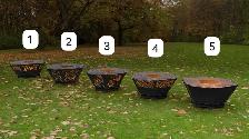 custom fire pits, 5 designs to choose from