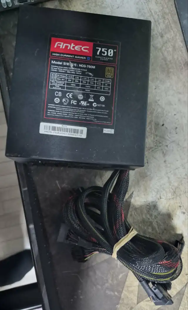 ANTEC HIGH CURRENT GAMER 750W – LED EDITION – SEMI-MODULAR – $45 - Photo 2