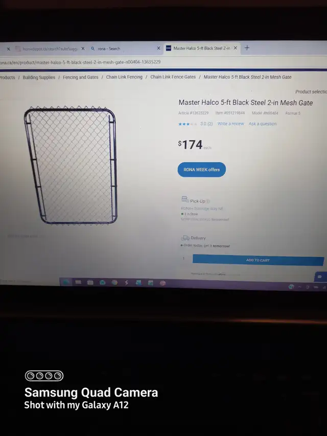 Chain Link Gate