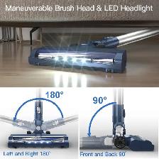 PRETTYCARE W200 Cordless Stick Vacuum w/ Attachments - Photo 10