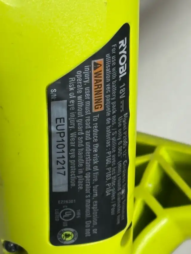 RYOBI 18V ONE  Cordless String Trimmer Kit - Photo 3