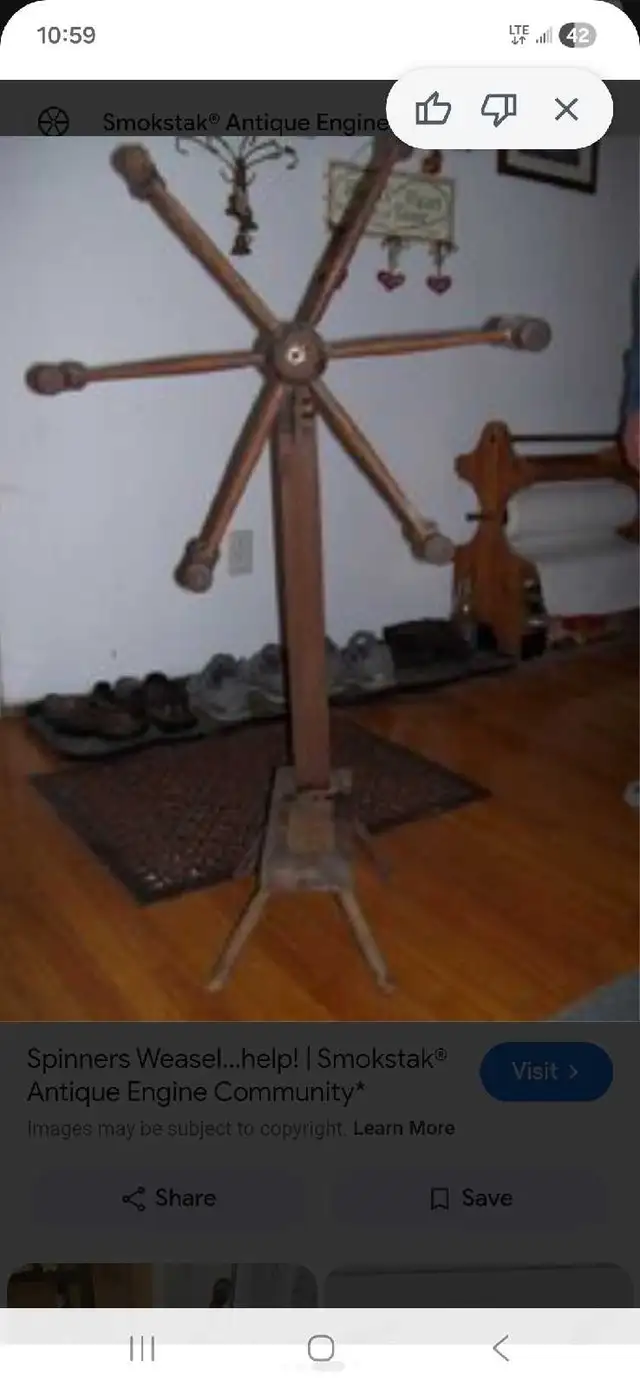 antique wool winder