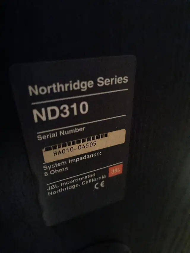 Speakers JBL ND310 Northridge Series - Photo 4