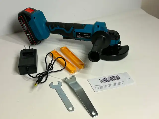 Victool 21V Brushless Angle Grinder w/ Battery & Charger
