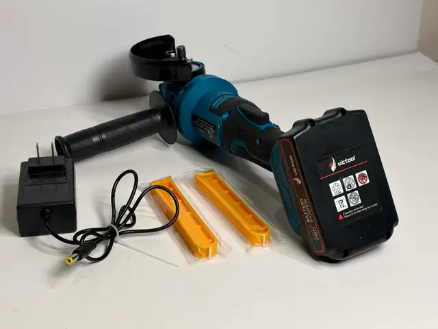 Victool 21V Brushless Angle Grinder w/ Battery & Charger - Photo 2