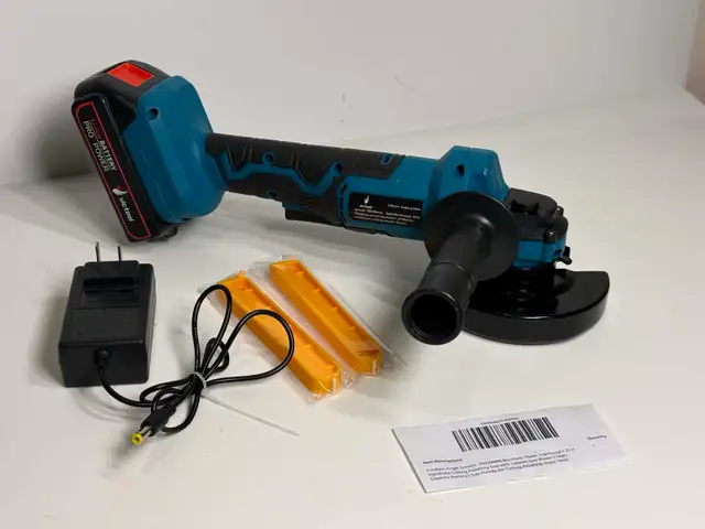Victool 21V Brushless Angle Grinder w/ Battery & Charger - Photo 4