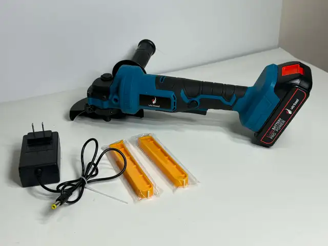 Victool 21V Brushless Angle Grinder w/ Battery & Charger - Photo 6