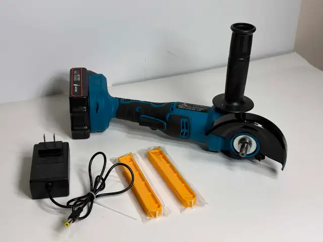 Victool 21V Brushless Angle Grinder w/ Battery & Charger - Photo 7