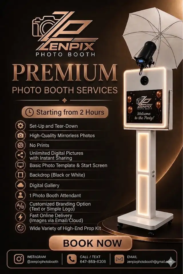 PREMIUM DSLR PHOTO BOOTH