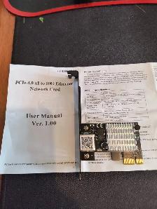Adapter ethernet PCIe 4.0 x1 - 10Gbps RTL8127 - Linux compatible