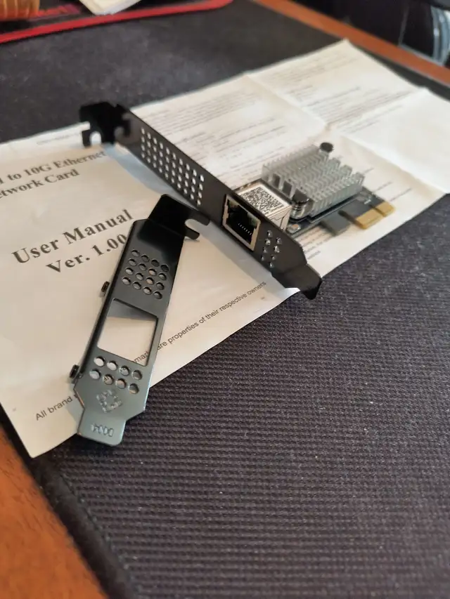 Adapter ethernet PCIe 4.0 x1 - 10Gbps RTL8127 - Linux compatible - Photo 3