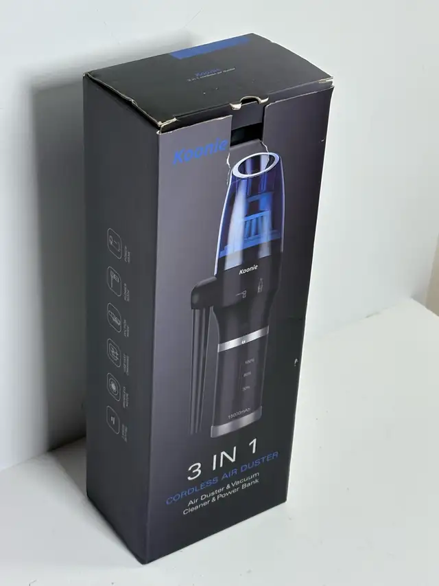 Koonie 3-in-1 Cordless Air Duster, Vacuum & Power Bank - Photo 3