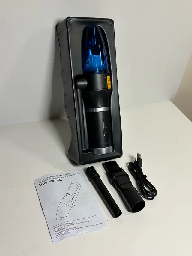 Koonie 3-in-1 Cordless Air Duster, Vacuum & Power Bank - Photo 4