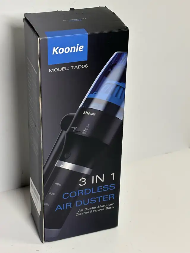 Koonie 3-in-1 Cordless Air Duster, Vacuum & Power Bank - Photo 5